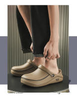 Sandalias Para Hombre Impermeables Antideslizantes Y Resistente Al Aceite Zapatos De Cocina Cómodos Clogs Para Jardín Adecuados Para Trabajar Al Aire Libre Pesca - details 19