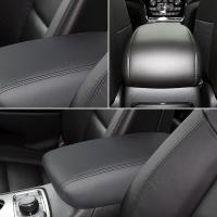 Nueva Funda De Cuero Negro Para Consola Central Y Reposabrazos De Coche Accesorios Para Jeep Grand Cherokee 2011-2020 - details 2