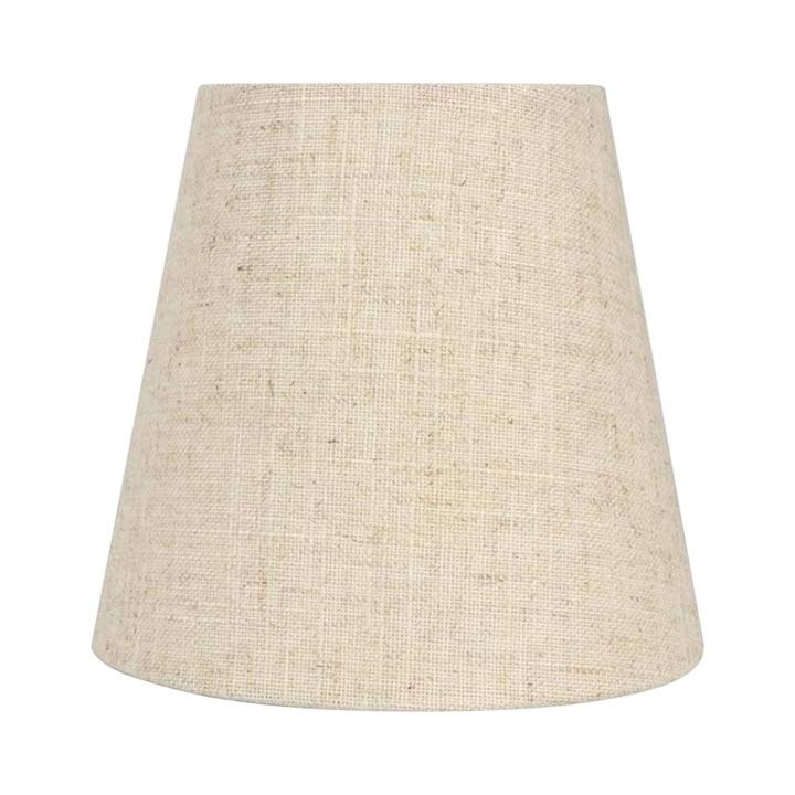 Cubierta De Lámpara Pequeña En Color Beige Para Lampara De Mesa Y Candelabro Sustitución De Tela De Malla