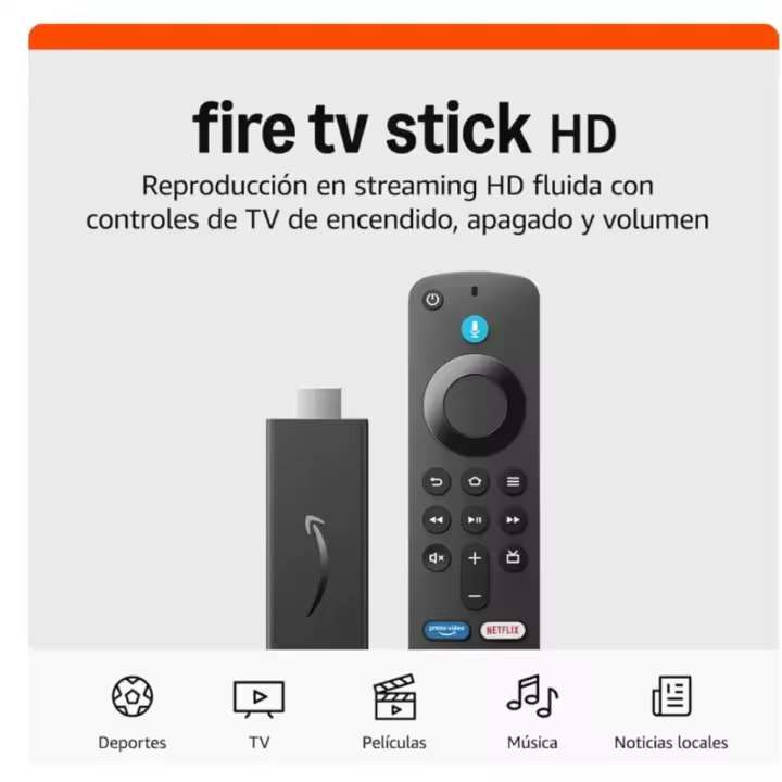 Amazon Fire TV Stick HD(Ultima Generación) - 1
