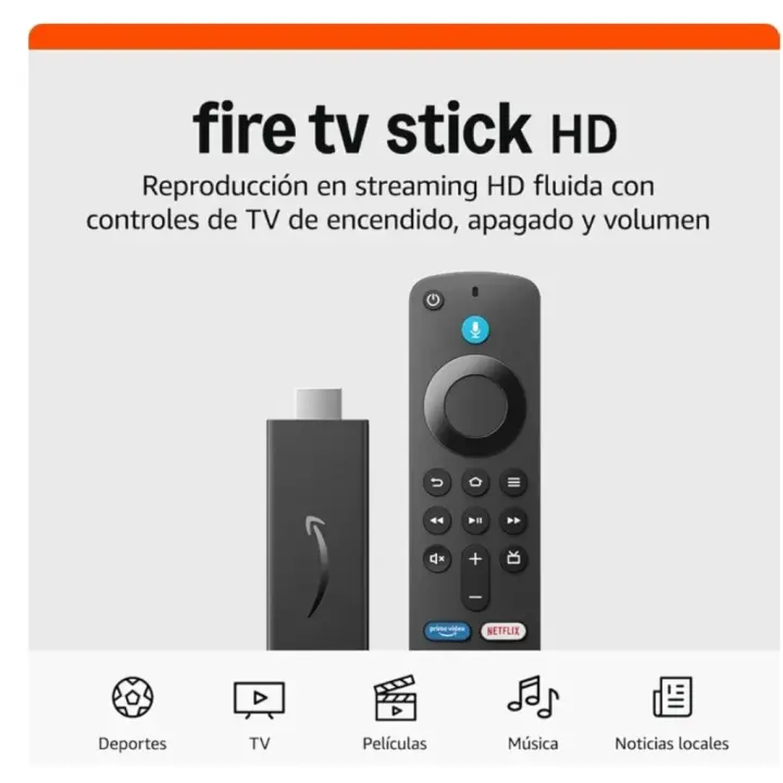 Amazon Fire TV Stick HD(Ultima Generación) - 1