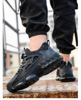 Zapatos De Seguridad Para Hombre Con Botón Giratorio Indestructibles Tamaño De Punta De Acero Antipinchazos Y Antideslizantes - details 19