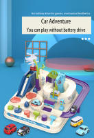 Juego De Carriles Para Coches Y Trenes Educativo Para Niños Con Modelos De Animales Y Espacio Rocket Interactivo ABS No Requiere Baterías Adecuado Para Edad 6-12 Años - details 0
