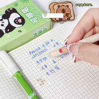 Mr Paper 12pcs Bolígrafos Gel 0.5mm Con Punta Completa Y Borrable De Capybara Animal Lindo Azul Para Regalo De Vuelta a La Escuela - details 0