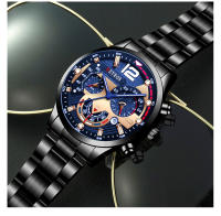 Reloj De Pulsera De Lujo Para Hombre Calendario Cuarzo Luminoso Estilo Casual Y Negocios Reloj De Mano De Aleación Reloj Hombre - details 6