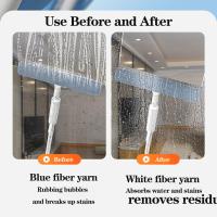 Herramienta De Limpieza De Ventanas Con Rojellador Y 3 Paños LimpiaPantalla 2024 LimpiaDoble Lado Con Mango Largo Material Plástico - details 3