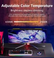 Lámpara De Escritorio LED Curva 40cm Luz De Pantalla Para Trabajo Estudio Juego Habitación RGB Ambiente De Fondo Moderna - details 4