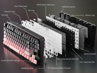 Teclado Mecánico Personalizado EWEADN X87 Con Switches KAILH Y HUANO RGB 10000mAh 80% Layout Para Gaming Y Esports - details 4