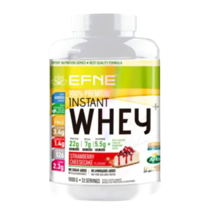 EFNE PROTEÍNA WHEY 100% SABOR CHEESECAKE 2 kg - Proteína de suero de leche pura para deportistas exigentes - 1