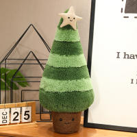 Cojín De Decoración De Navidad INS Muñeco De Árbol Rojo Para Sofá De Sala Y Cama Cubierta De Cojín De Poliéster Y Algodón - details 4