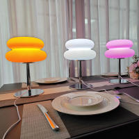 Lámpara De Noche Para Dormitorio Estilo Cremoso Con Enchufe USB Luz De Ambiente Para Sala De Estudio Regulable En Tres Colores - details 3