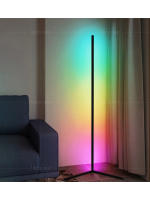 Lámpara De Piso LED Moderna RGB Para Sala De Estar Esquina Dormitorio Estudio Oficina Ángulo Largo Iluminación Atmosfera Colorida - details 9