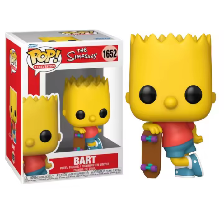 Funko Pop Bart Simpson #1652 - Los Simpson The Simpsons - Figura Coleccionable | Regalo para Coleccionistas | Marca Funko - 1