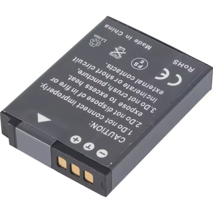 Batería compatible EN-EL12 para Nikon Coolpix S610, S610c, S710, S640, S620, S630, S1000pj y más ⋆ 1600 mAh ⋆ Repuesto de alta calidad para cámaras Nikon ⋆ Sustituye batería original agotada ⋆ Larga duración y rendimiento eficiente. - 1