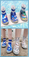 Calcetines de playa de verano para niños, zapatos de natación para vadear en arroyos, suela suave, antideslizantes, de caña alta y tubo largo, zapatos de playa para hombres y mujeres - details 5