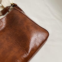 Bolso De Hombro Para Mujer Gran Capacidad Estilo Casual Para Trabajo Y Escuela Color Sólido Cierre De Cremallera Material PU - details 17