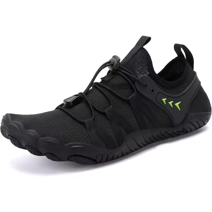 Zapatos de playa zapatos de surf zapatos de piscina zapatos descalzos unisex negro 39 - 1