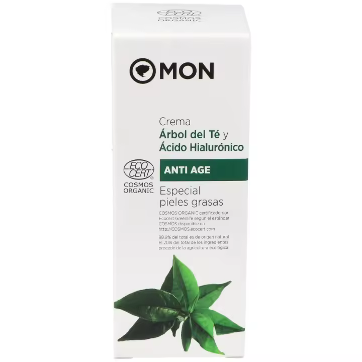 Crema Facial Arbol Del Te Y Ac. Hialur. 50Ml. Bio - 1