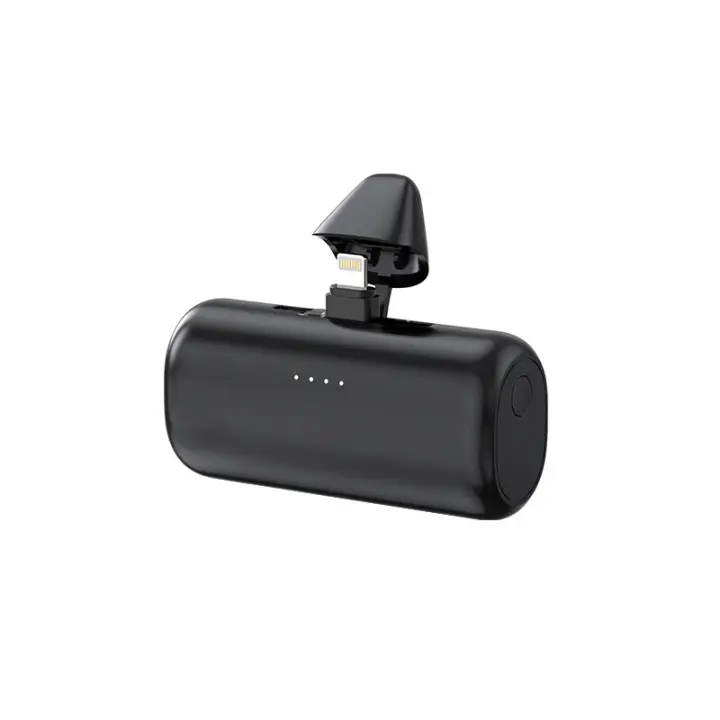 PORCHEDDU Mini Cargador portátil para iPhone, Cargador de teléfono portátil de 5000mAh, badería de carga rápido PD ultracompacta Compatible - 1