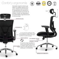 Silla Ergonómica de Oficina Calidad Modelo Ankara | Euromof - details 1