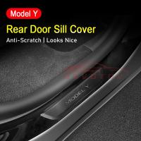 2pcs Guardabarros Traseros Para Tesla Model Y Protector De Panel Anti-Resbalón Funda De Pared Para Puerta Delantera Accesorios De Coche - details 5