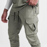 Pantalones De Deporte Para Hombre 2024 Camuflaje Fitness Verano Delgados Sueltos Secado Rápido Elásticos Para Correr Y Entrenar - details 14