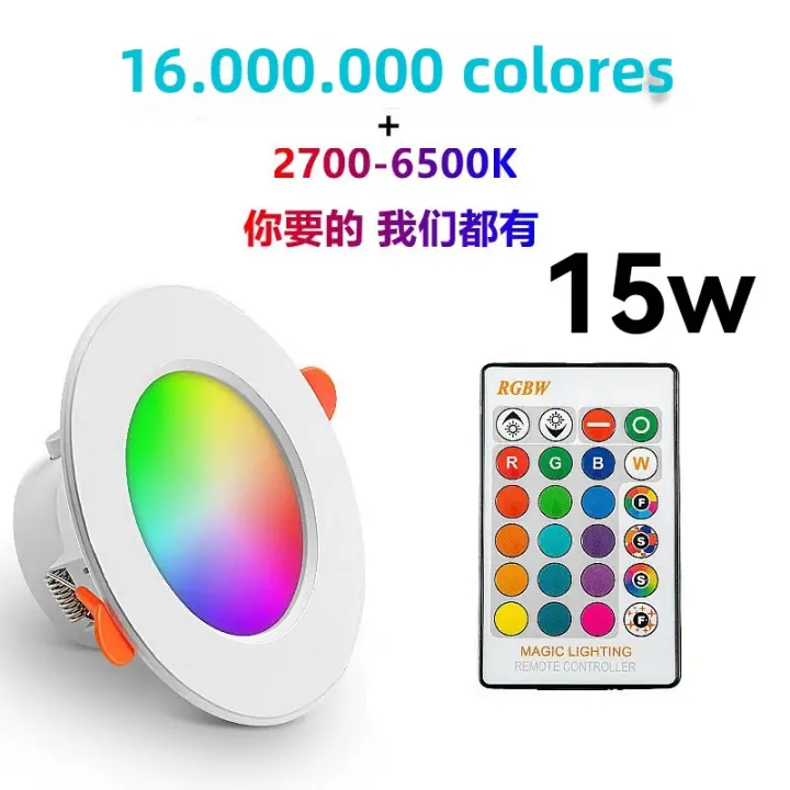 Luz De Tubo Inteligente Bluetooth Graffiti RGB Con Control APP Iluminación Interior Y Focos De Techo 85-265v LED Downlights - 1