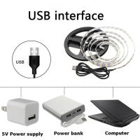 Tiras De Luz LED USB 5V SMD2835 Blancas Y Cálidas Para Iluminación Detrás De La TV Decoración De Hogar Cinta De Luz - details 4