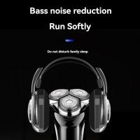 Cortacésped Eléctrico USB Y Enchufe 3-en-1 Para Hombres Set De Afeitadora Con Carga Por Inercia De Acero Inoxidable - details 2