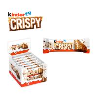 Kinder Crispy - 14 Barritas de Kinder Crispy de 34 gramos - Barquillo Relleno de Crema de leche y Avellanas cubierto de chocolate Kinder - details 0