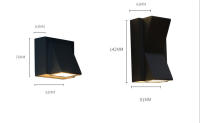 Lámpara De Pared LED Dual 5W 10W Impermeable Para Exterior Iluminación De Balcón Puerta De Entrada Jardín Aluminio AC110V 220V - details 0