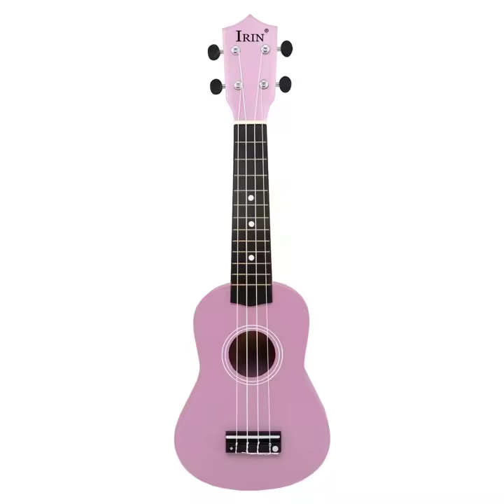  Ukulele Rosa De 21 Pulgadas Para Principiantes Guitarra Mini De 4 Cuerdas Material De La Parte Superior Sapele Regalo Musical Para Niñas - 1