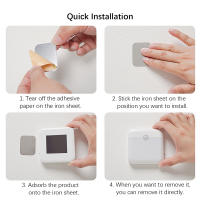 Luz De Noche Con Sensor De Movimiento Recargable Por Tipo-C Luz De Pared LED Sin Cable Para Armarios Cocinas Dormitorios Garage - details 3