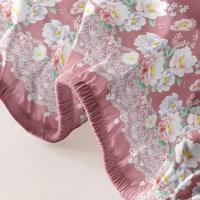 Sábana Ajustada Moderna Y Sencilla Con Estampado De Plantas Y Flores Mate Sin Fundas De Cojines Para La Habitación - details 5