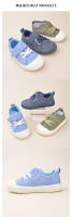 Zapatos De Correr Para Niños Anti-golpes Estilo Primavera Con Diseño De Rayas Bajo Y Suela De TPR Para Otoño Color Variado Talla Ajustable Para Edad 7-13 - details 4