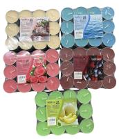 ANDREA- Velas Aromáticas, velas de hogar, velas románticas, océano, Rosa, lugnare, melón, Frutos Rojos,  24, 72 y 120 Piezas - details 2