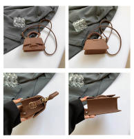 Nueva Mini Bolso De Mano Para Mujer 2025 Color Sólido Estilo Moda Popular Bolso Cruzado Pequeño Para Todas Las Estaciones Material PU - details 7
