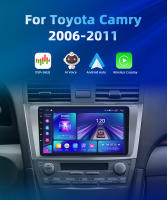 Podofo Radio de coche Android 2 Din para Toyota Camry 2006 2007 2008 2009 2010 2011 Carplay 8+128GB AI Voice WIFI+4G DSP GPS Navegación Multimedia Reproductor de Video - details 0