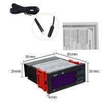 Controlador De Temperatura Digital STC-9200 Termómetro Sensor Higrómetro Relé Termostato Regulador AC 220V DC 24V 12V Para Hogar - details 1