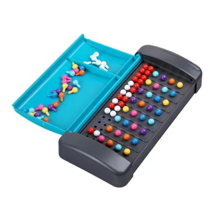 Juego De Mesa De Desafío De Cifrado Juguetes Creativos Y Divertidos Portátiles Para Viajes Dos Jugadores Juego De Fiesta Color Matching Puzzle - 1