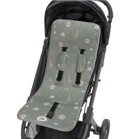 INTERBABY COLCHONETA SILLA DE PASEO UNIVERSAL CON TRASERA 3D SAFARI VERDE 0C073 - details 2