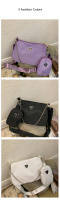 Bolso De Mano Ligero Casual Conjunto De Bolso Cruzado Y Hombro Nylon 2 En 1 Bolso De Hombro Bolso De Moda Para Mujer - details 4