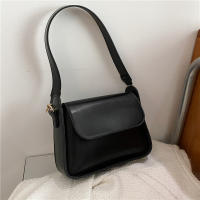 Bolso De Hombro Para Mujer De Moda En Cuero PU Color Sólido Bolso De Armpita Diseñador Bolsa De Mano Y Monedero Para Niñas - details 24