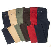 S&C Pantalón largo pitillo mujer. Cómodo, Elegante de Algodón y Elástico. - details 3