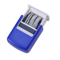Estampador De Fecha En Tinta 4MM Con Inversión De Color Rojo Azul Negro Operación Suave Versión Inglesa Stamping Accurate Base Ancha Suministros - details 9
