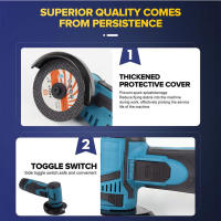 12V Brushless Angle Grinder Lithium Battery 500W 19500Rpm Cordless Mini Polishing Machine Diamond Cutting Grinder - details 9