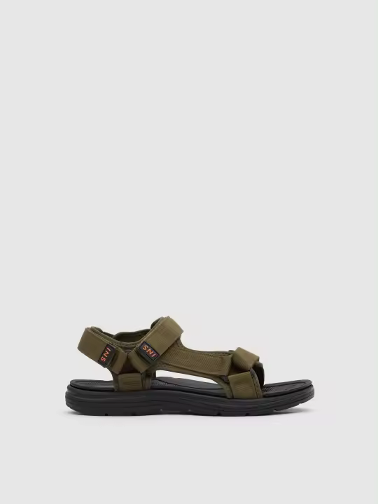 Sandalias cangrejera con velcro: modernas, cómodas, suela antideslizante, estilo deportivo casual INSIDE - 1