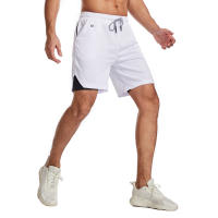 GITF Shorts De Entrenamiento Para Hombres 2-en-1 Running 7 Pulgadas Secado Rápido Gimnasio Deporte Fútbol Algodón Sólido Talla Verdadera - details 27