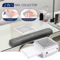Colector De Polvo Para Uñas Profesional Colección De Vácuo De Escritorio Para Manicura Con Ventilador Y Filtro Para Gel De Uñas - details 0