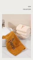 Toalla De Mano Colgante Nórdica Para Cocina Y Baño Absorbente De Velours Coral Bordada Material De Poliéster 100% - details 2